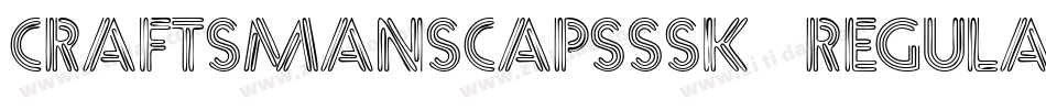 CraftsmanSCapsSSK Regular字体转换